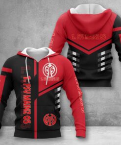 1. FSV Mainz 05 Hoodie Herren | Mainz 05 Kapuzenpullover WINA3468