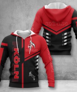 1. FC Köln Hoodie Herren | Effzeh Kapuzenpullover WINA3523