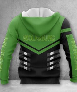 Alternative view of VfL Wolfsburg Hoodie Zip Herren | WOB Kapuzenjacke mit Reißverschluss WINA3483