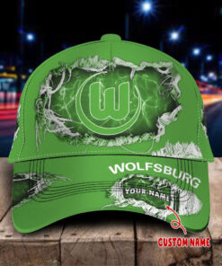 VfL Wolfsburg Cap | Wolfsburg Basecap & Kappe Grün-Weiß