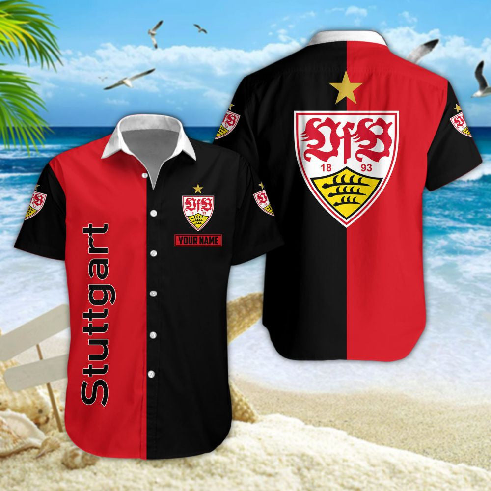 Hawaiihemd VfB Stuttgart – Herren Sommerhemd V3
