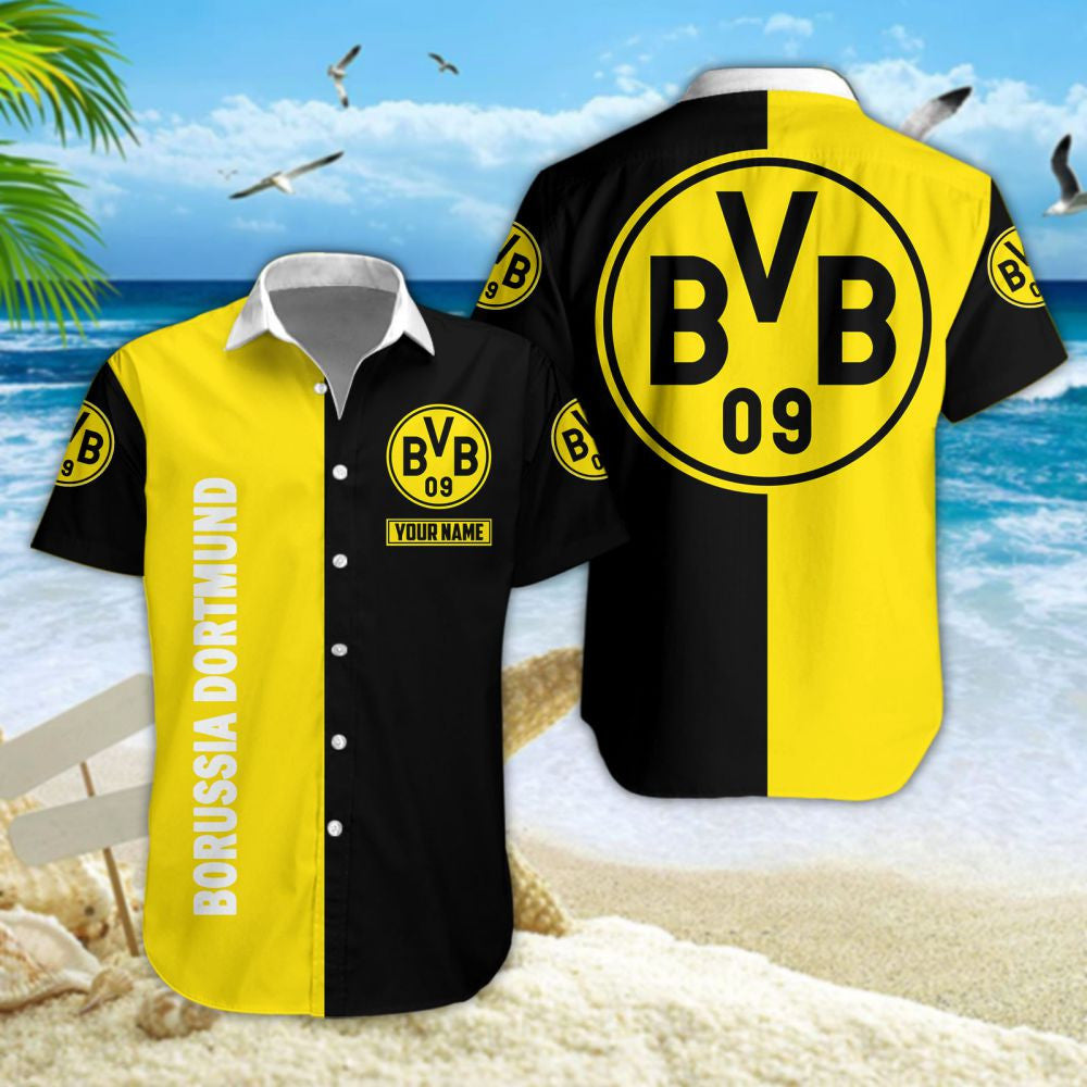 Hawaiihemd Borussia Dortmund II – Herren Sommerhemd V3