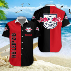 Hawaiihemd RB Leipzig – Herren Sommerhemd V3
