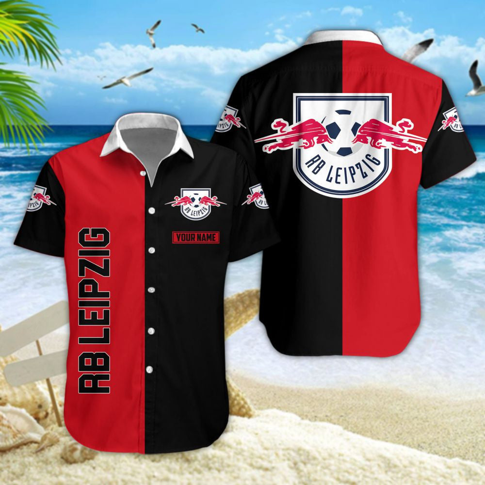 Hawaiihemd RB Leipzig – Herren Sommerhemd V3