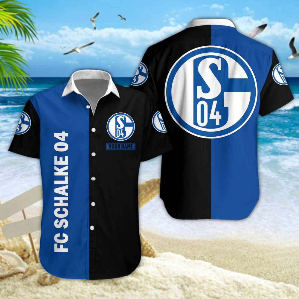 Hawaiihemd Schalke 04 – Herren Sommerhemd V3