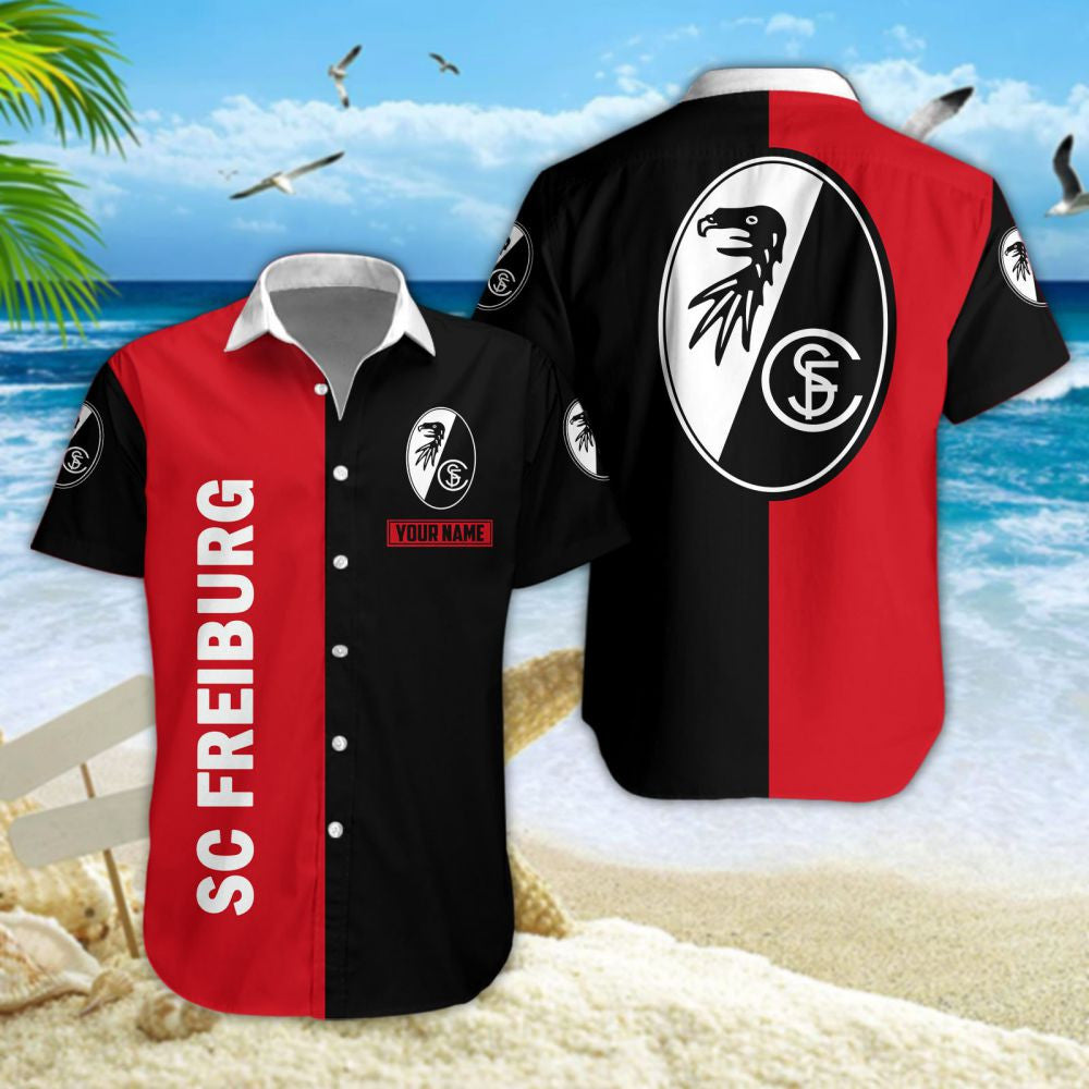 Hawaiihemd SC Freiburg II – Herren Sommerhemd V3
