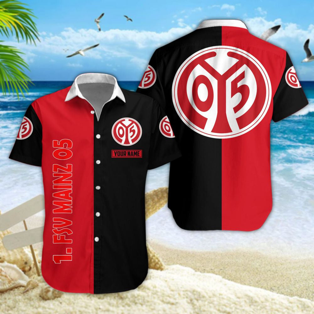 Hawaiihemd 1. FSV Mainz 05 – Herren Sommerhemd V3
