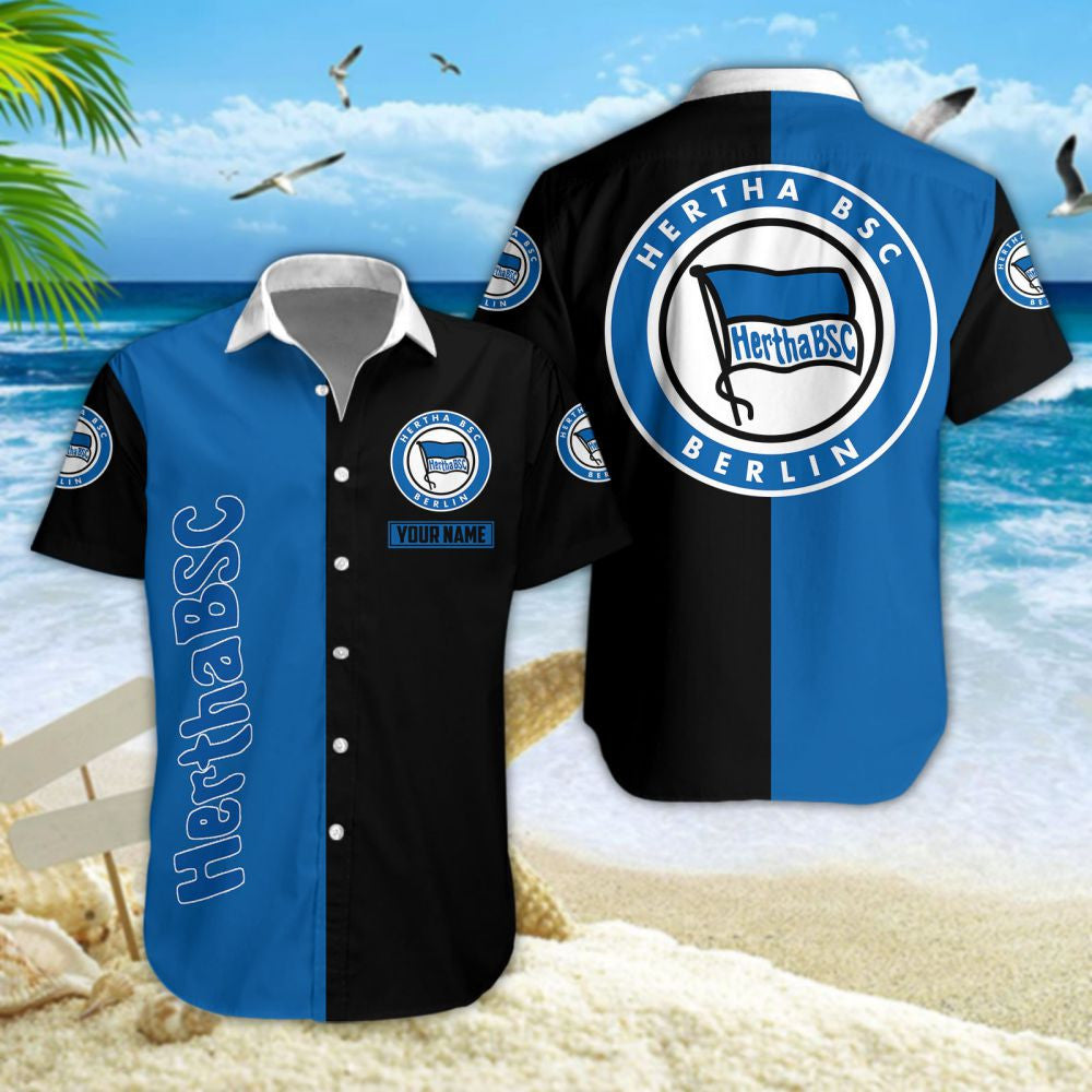 Hawaiihemd Hertha BSC – Herren Sommerhemd V3