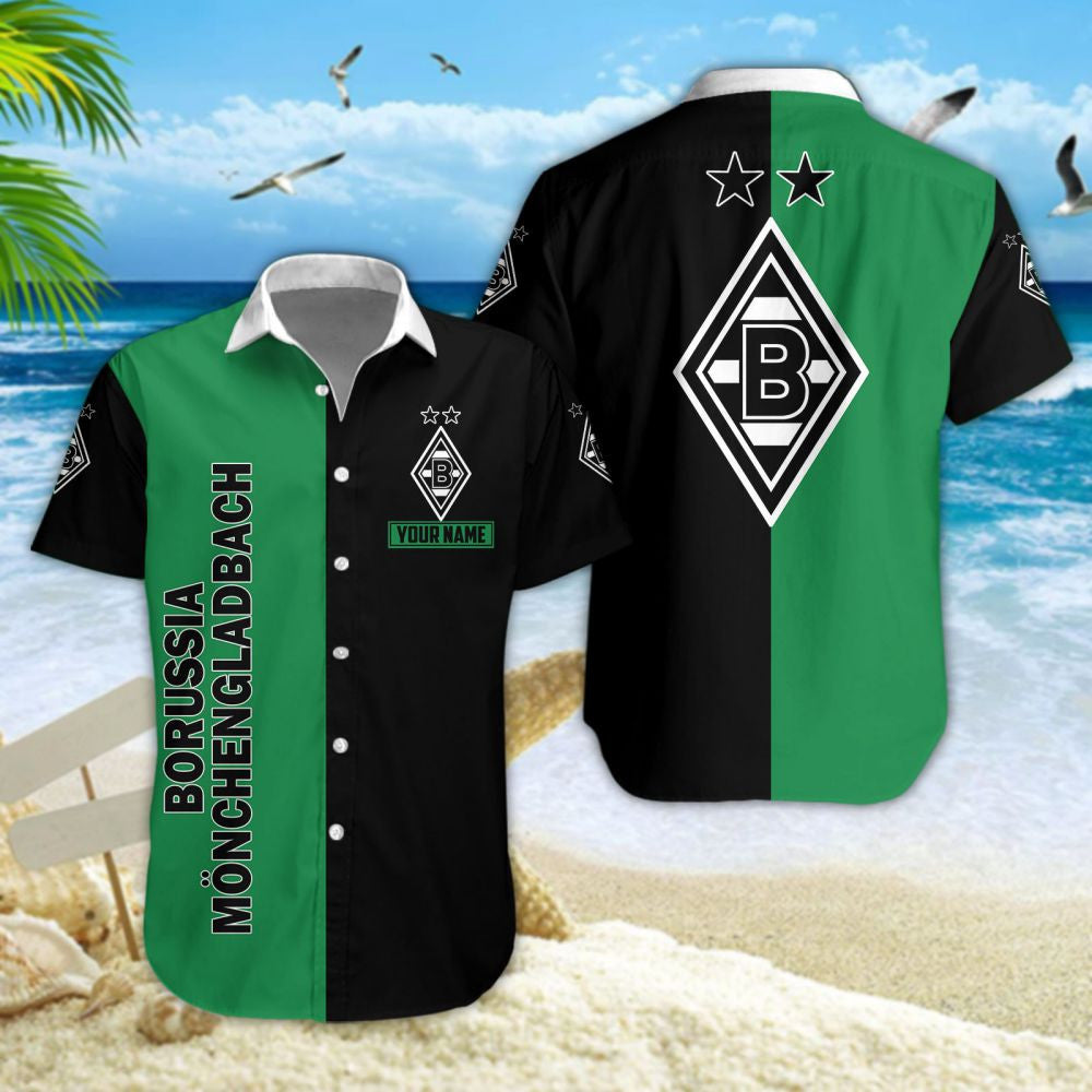 Hawaiihemd Borussia Mönchengladbach – Herren Sommerhemd V3