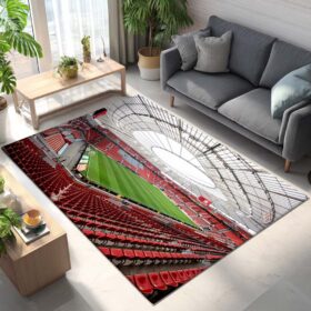 Spielfeld der BayArena Teppich 2