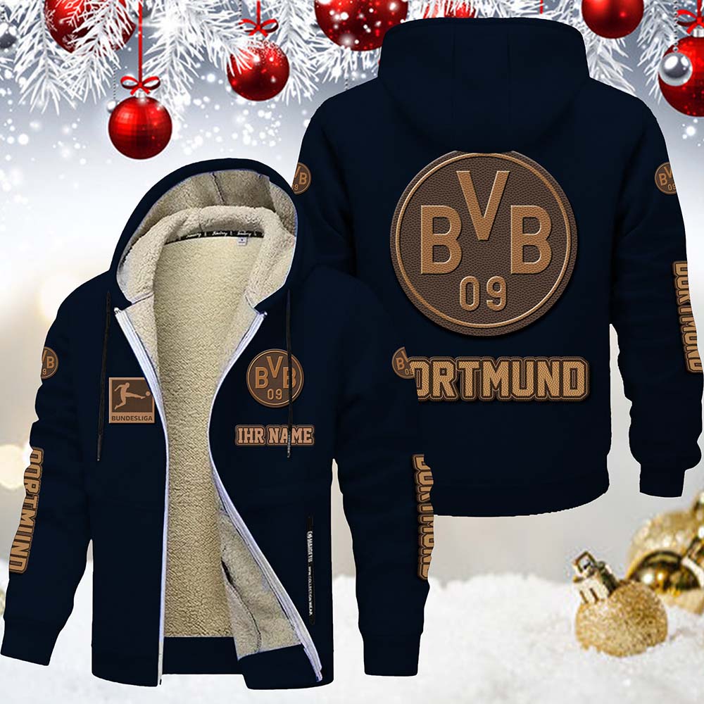 Borussia Dortmund Gefütterte Kapuzenjacke – Bild 3