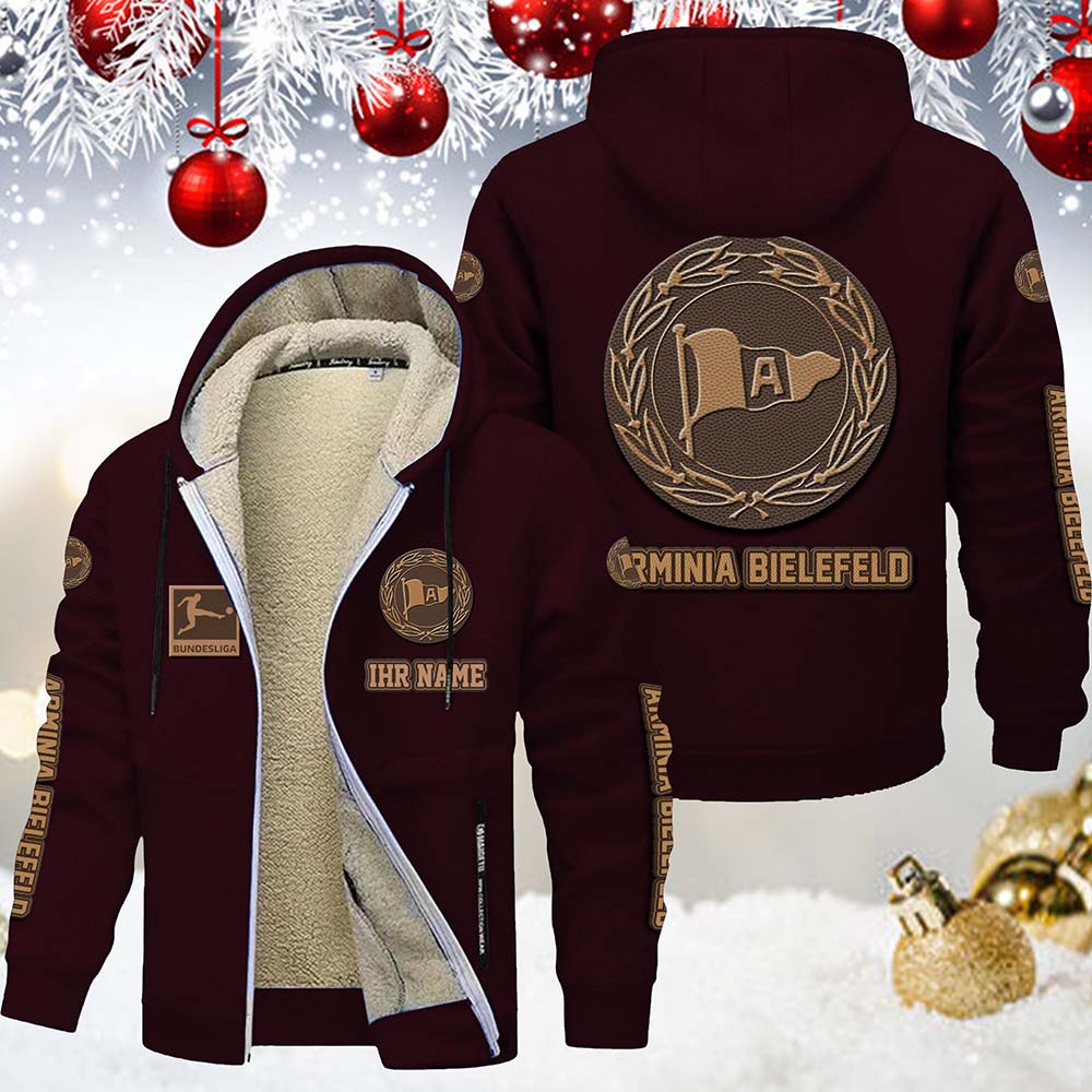 DSC Arminia Bielefeld Gefütterte Kapuzenjacke – Bild 8