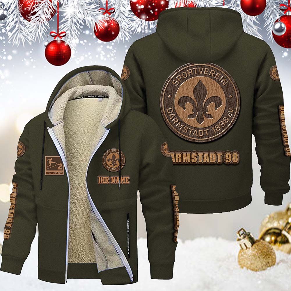 Darmstadt 98 Gefütterte Kapuzenjacke – Bild 9