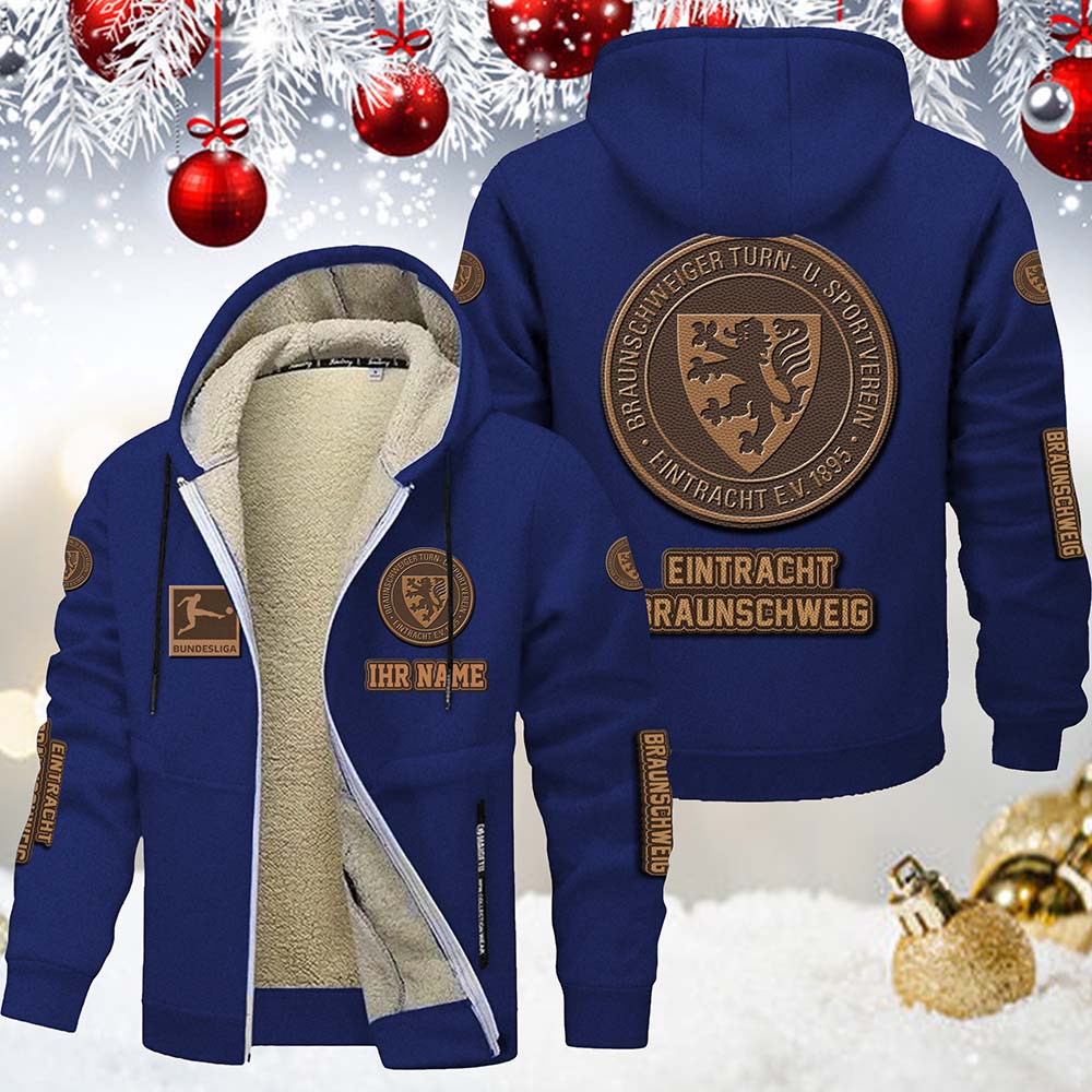 Eintracht Braunschweig Gefütterte Kapuzenjacke – Bild 4