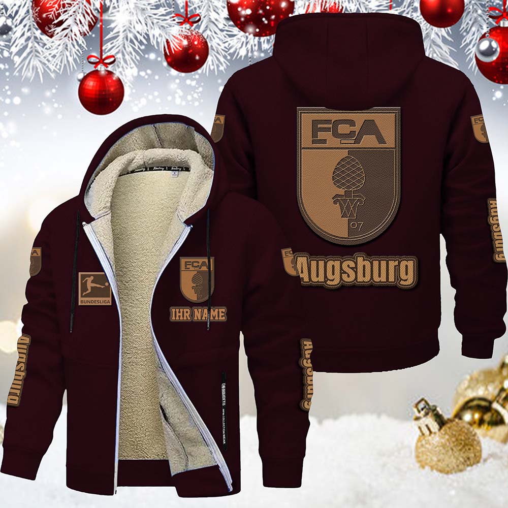 FC Augsburg Gefütterte Kapuzenjacke – Bild 8