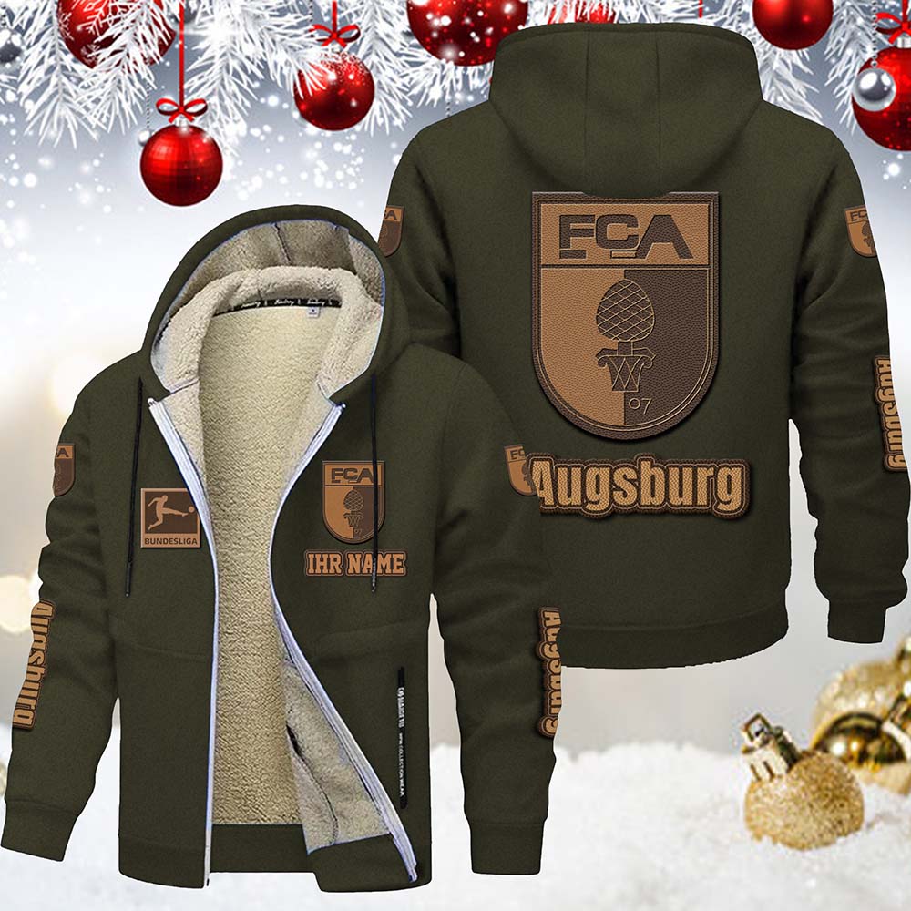 FC Augsburg Gefütterte Kapuzenjacke – Bild 9