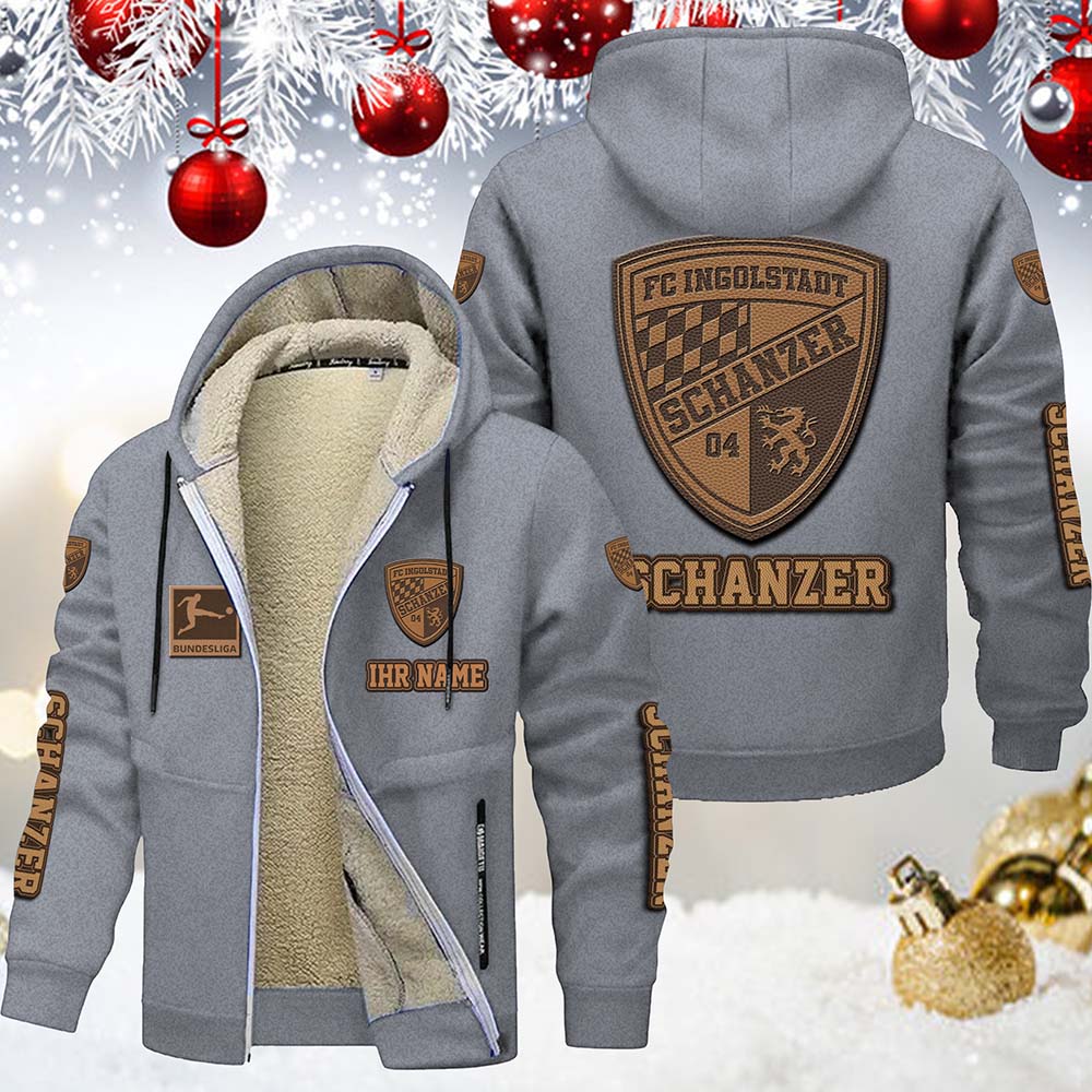 FC Ingolstadt Schanzer Gefütterte Kapuzenjacke – Bild 5