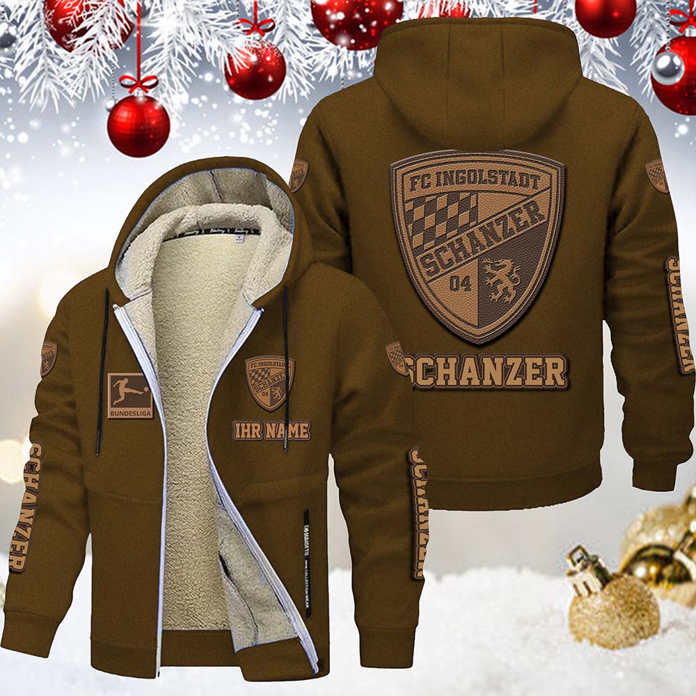 FC Ingolstadt Schanzer Gefütterte Kapuzenjacke – Bild 7