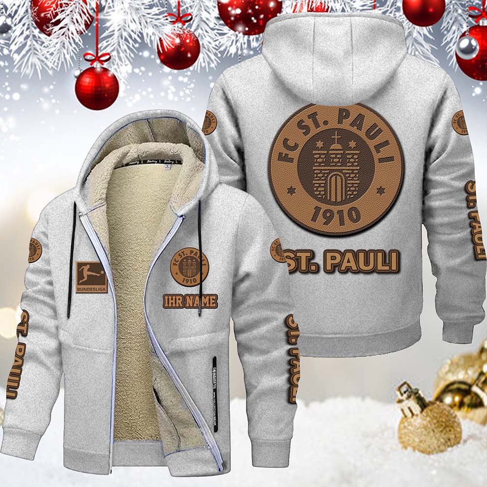 FC St. Pauli Gefütterte Kapuzenjacke