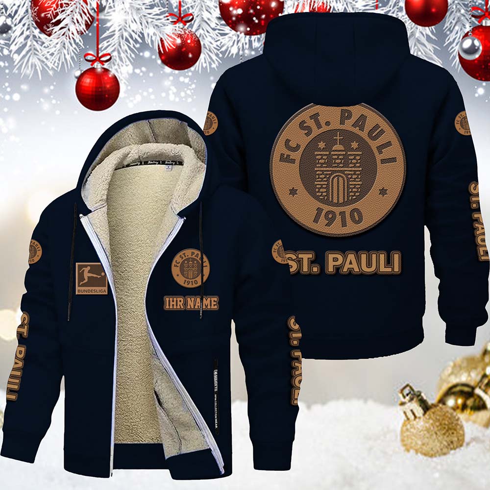 FC St. Pauli Gefütterte Kapuzenjacke – Bild 3