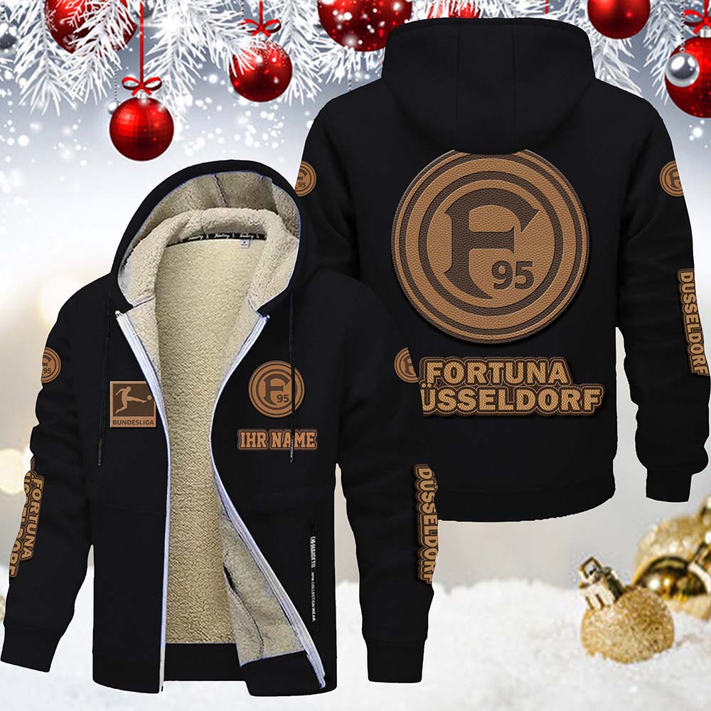 Fortuna Düsseldorf Gefütterte Kapuzenjacke – Bild 2