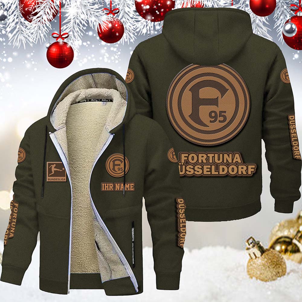 Fortuna Düsseldorf Gefütterte Kapuzenjacke – Bild 9