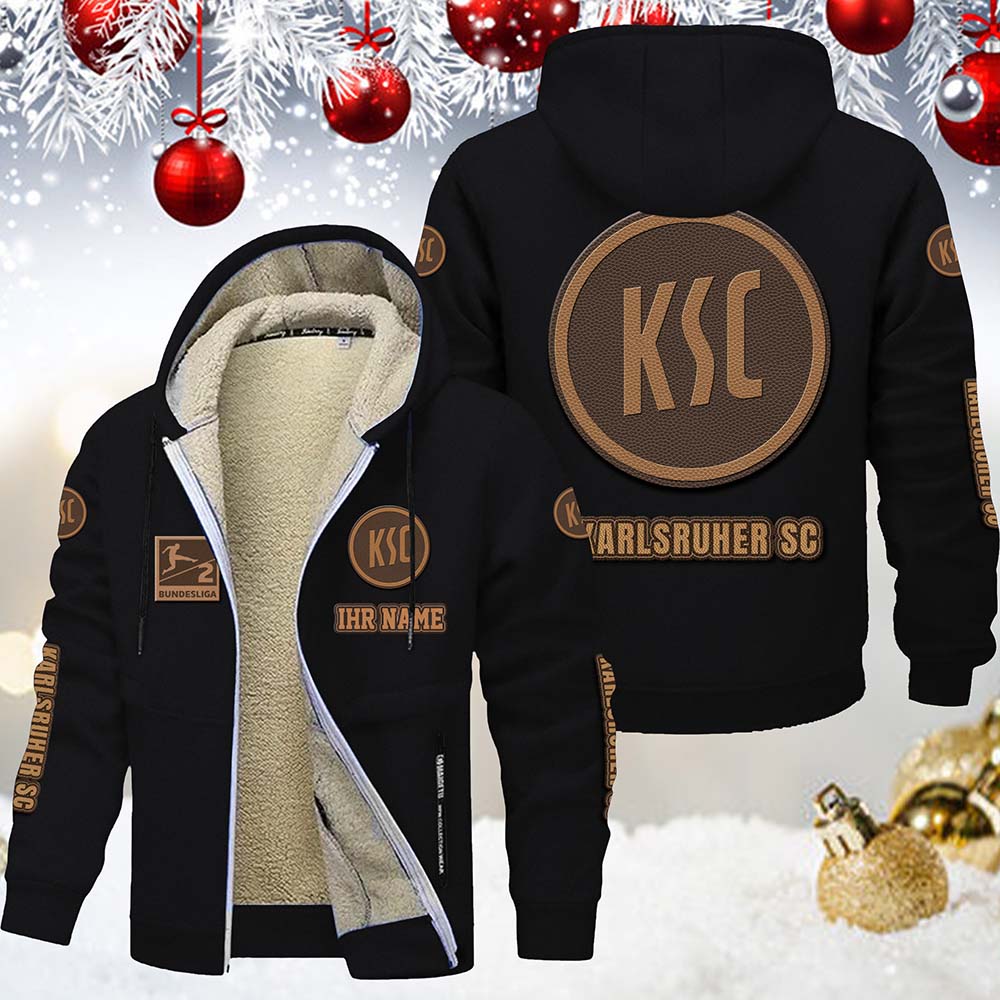 Karlsruher SC Gefütterte Kapuzenjacke – Bild 2