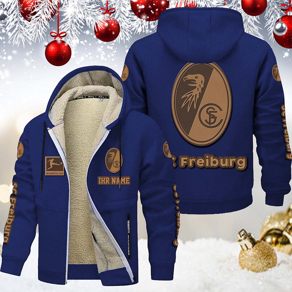 SC Freiburg Gefütterte Kapuzenjacke – Bild 4