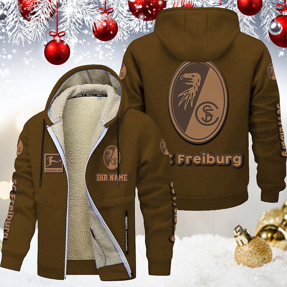 SC Freiburg Gefütterte Kapuzenjacke – Bild 7