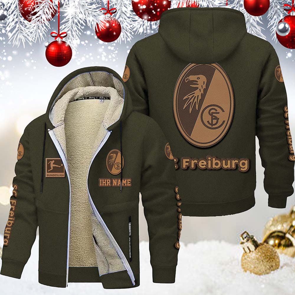 SC Freiburg Gefütterte Kapuzenjacke – Bild 9