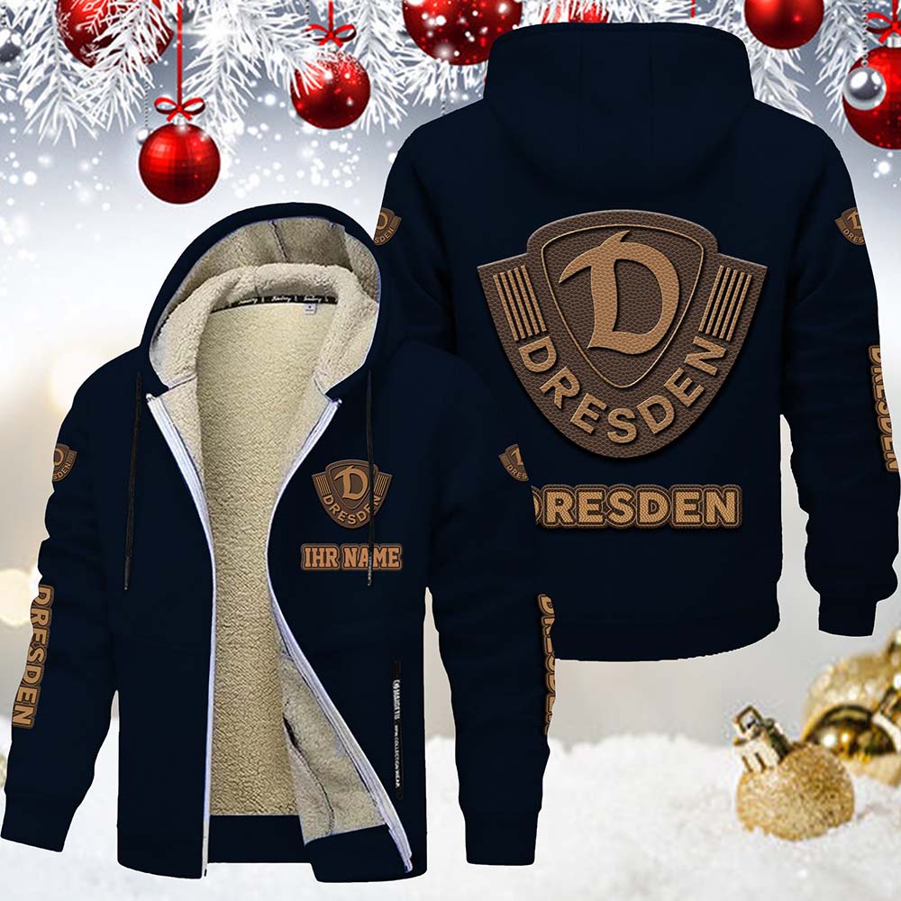 SG Dynamo Dresden Gefütterte Kapuzenjacke – Bild 3