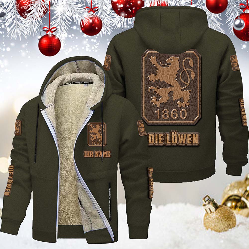 TSV 1860 München Gefütterte Kapuzenjacke – Bild 9