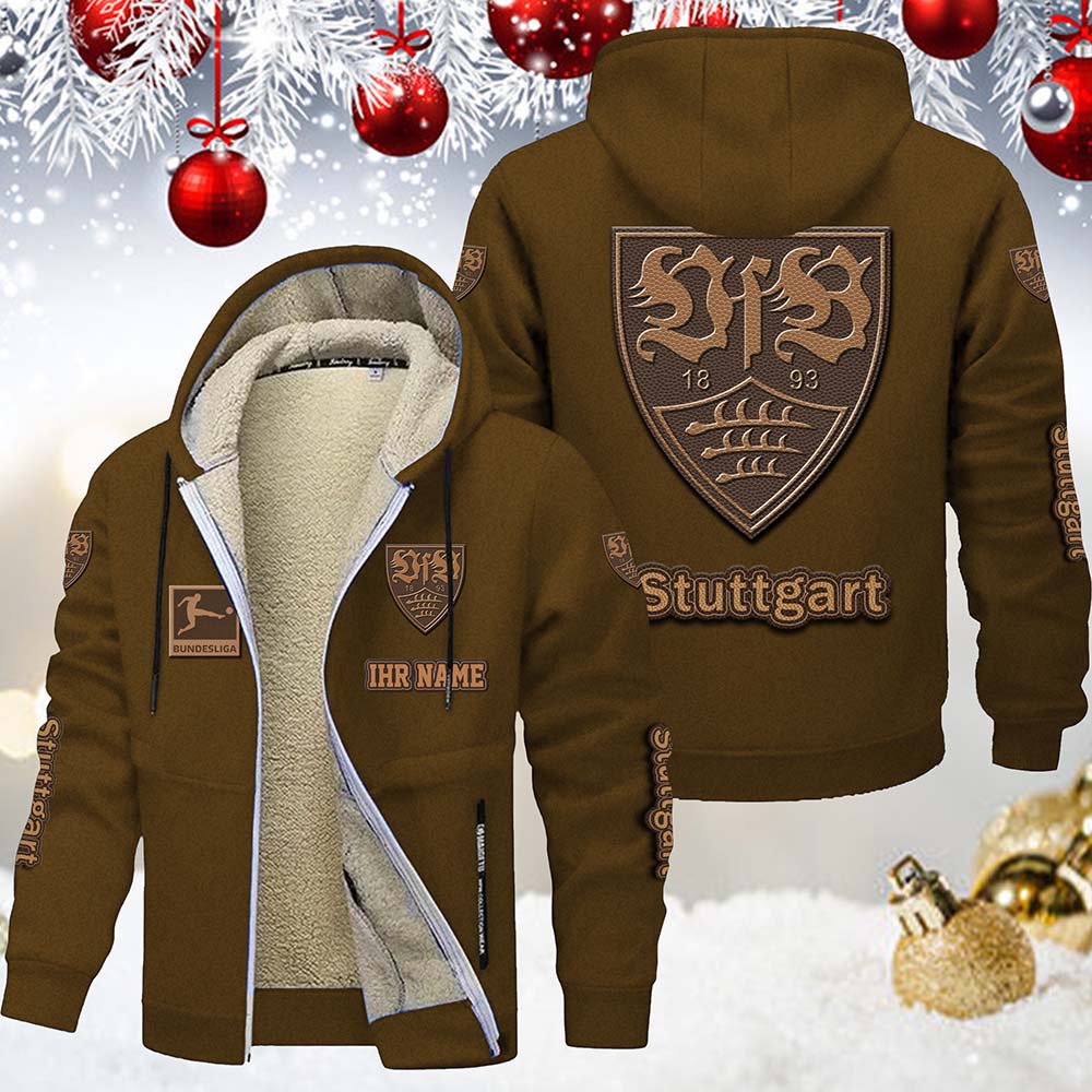 VfB Stuttgart Gefütterte Kapuzenjacke – Bild 7