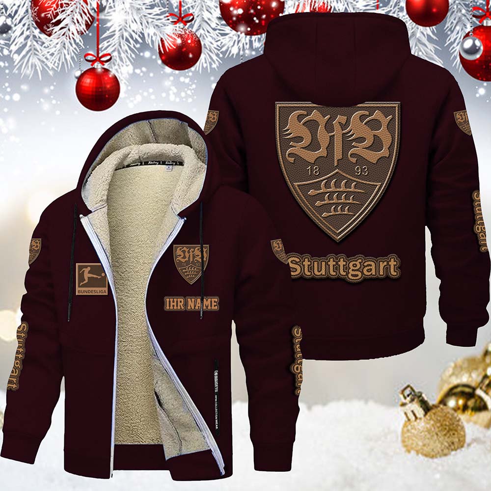 VfB Stuttgart Gefütterte Kapuzenjacke – Bild 8