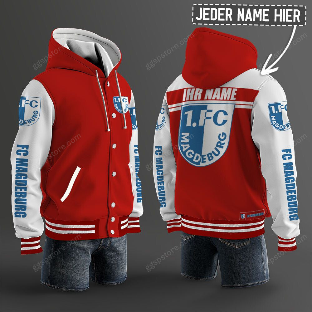 1. FC Magdeburg Hoodie Jacke – Bild 5