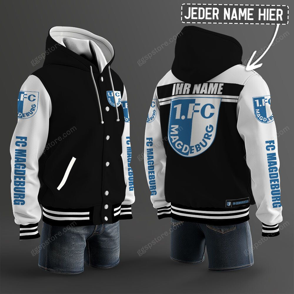 1. FC Magdeburg Hoodie Jacke – Bild 3