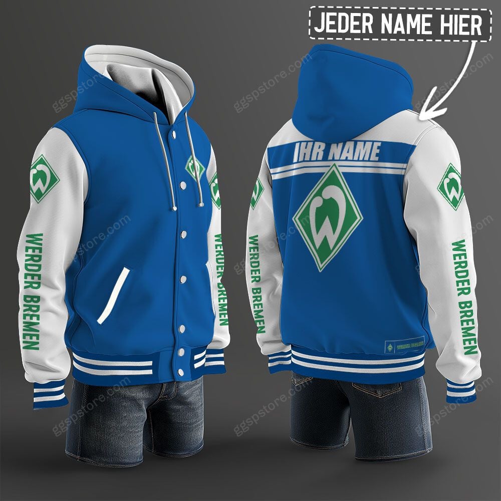SV Werder Bremen Hoodie Jacke – Bild 7
