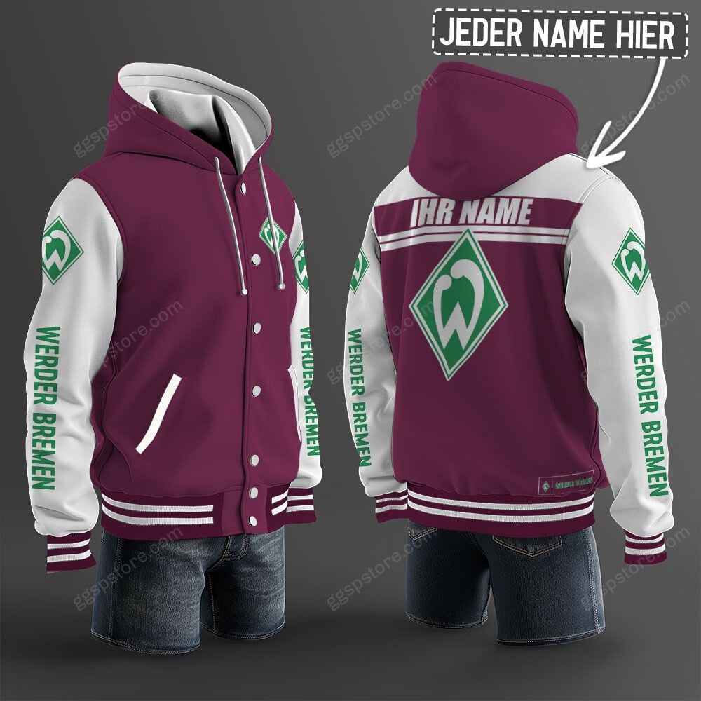 SV Werder Bremen Hoodie Jacke – Bild 14