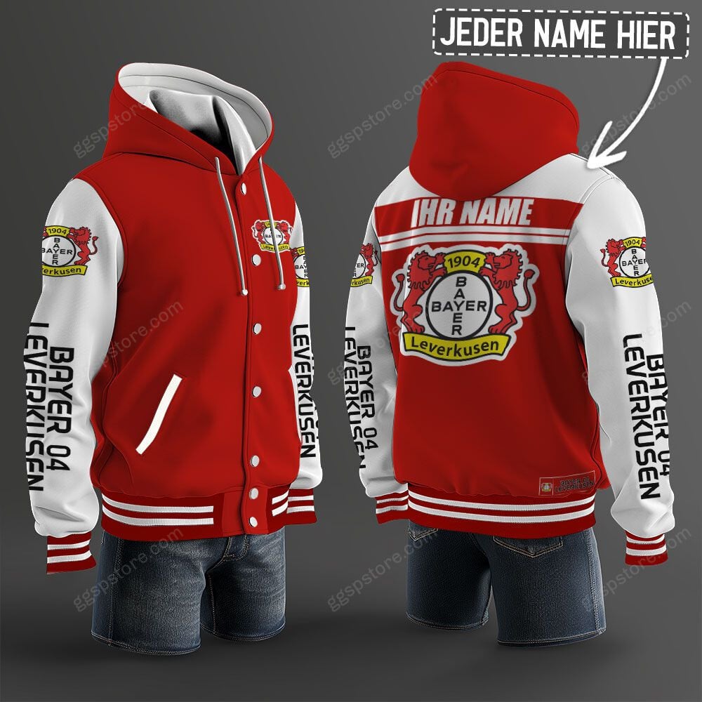 Bayer 04 Leverkusen Hoodie Jacke – Bild 3