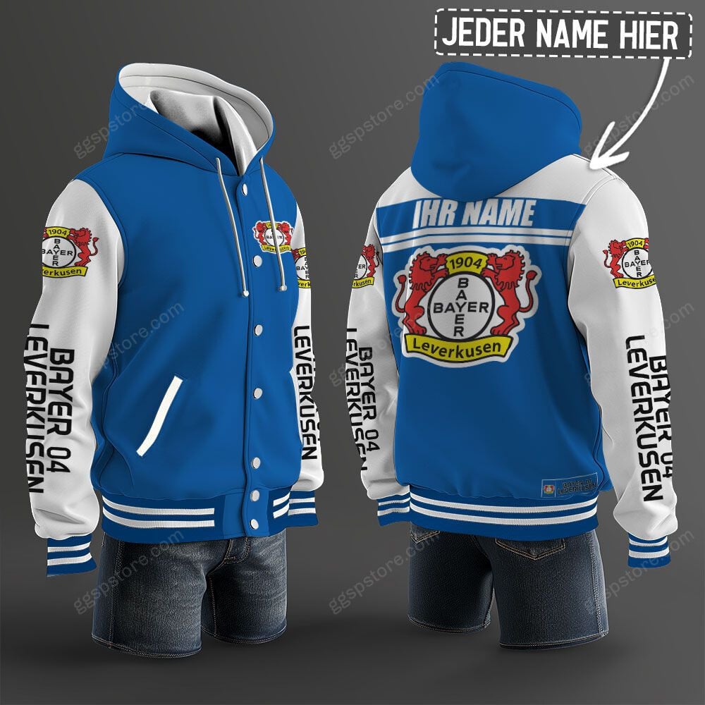 Bayer 04 Leverkusen Hoodie Jacke – Bild 6