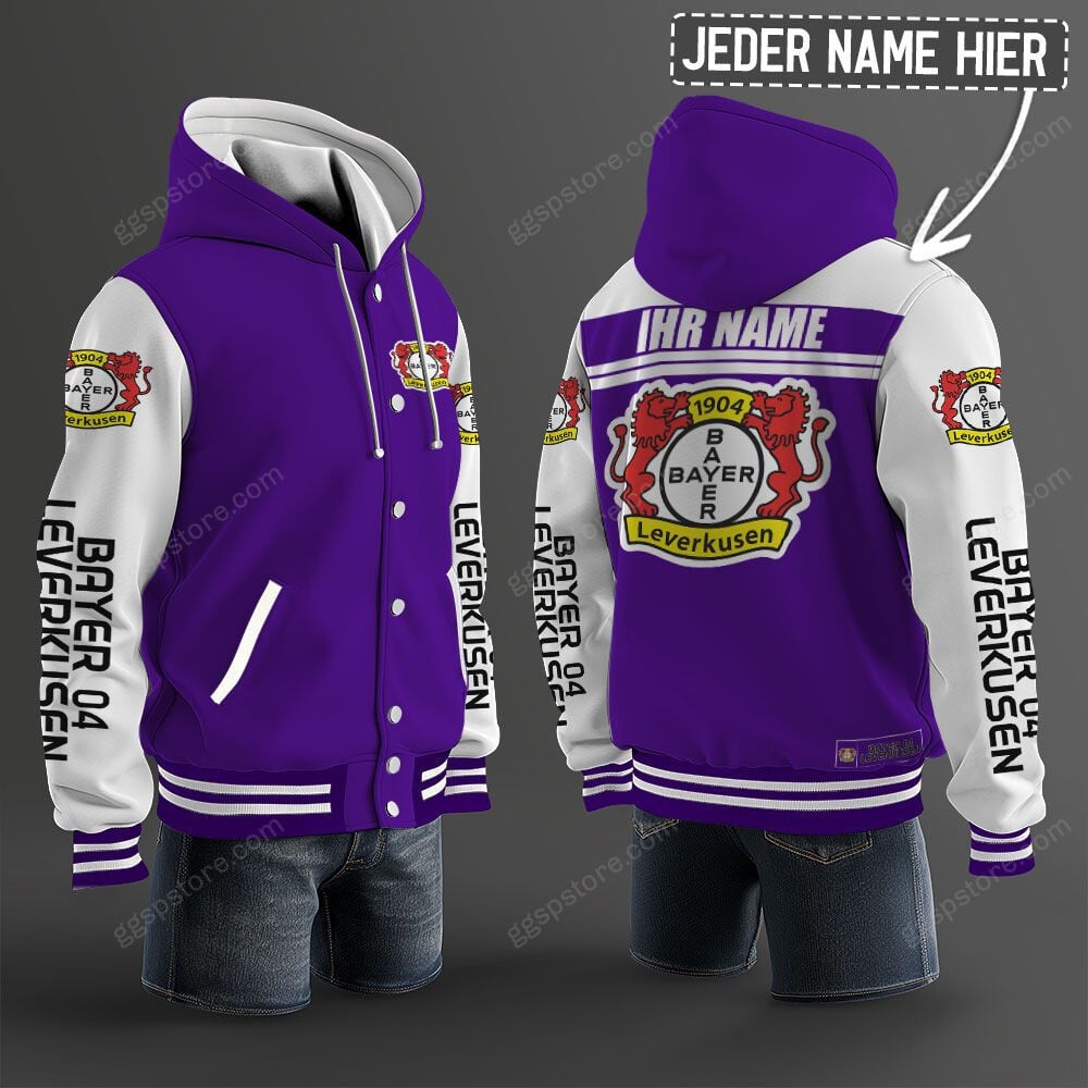 Bayer 04 Leverkusen Hoodie Jacke – Bild 11