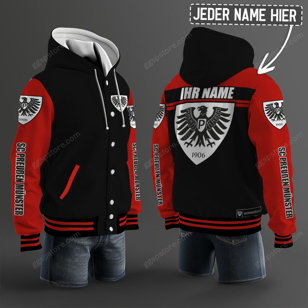 SC Preußen Münster Hoodie Jacke – Bild 8
