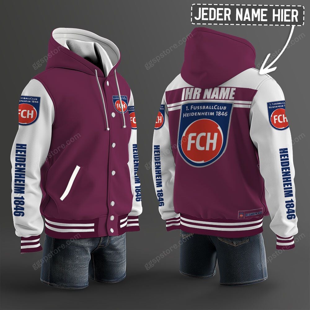 1. FC Heidenheim 1846 Hoodie Jacke – Bild 14