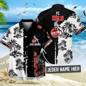 1. FC Köln Sommerhemd Hawaiihemd