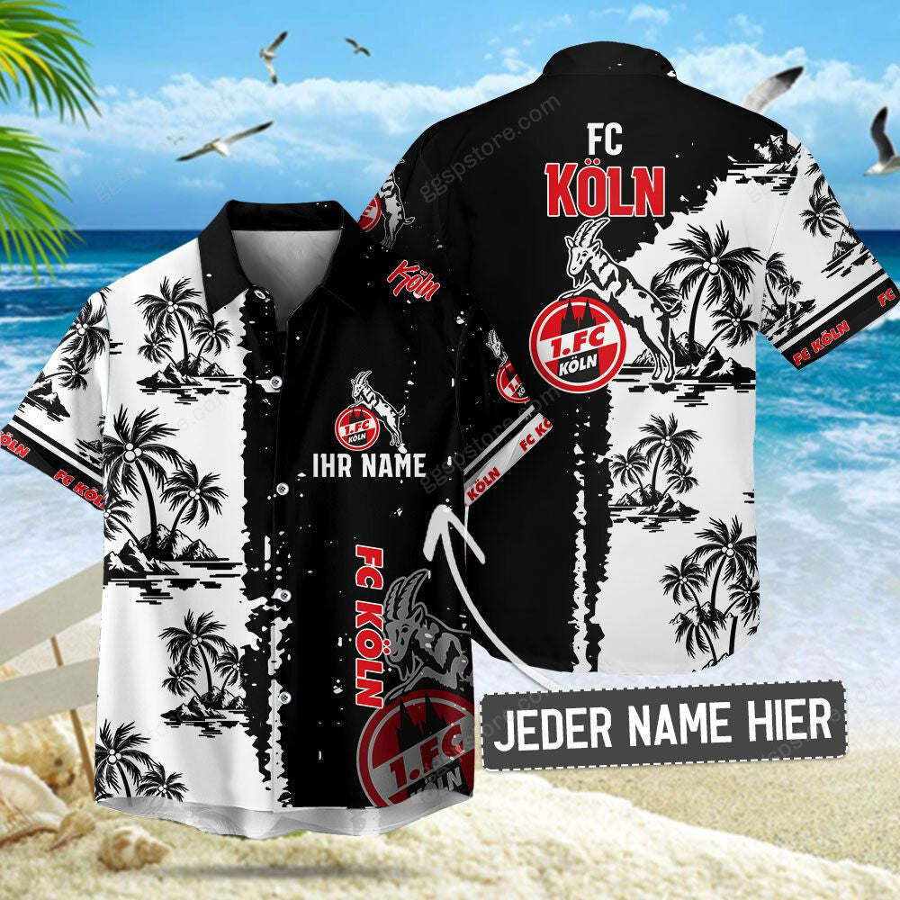 1. FC Köln Sommerhemd Hawaiihemd