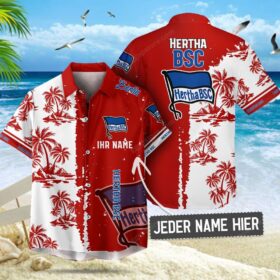 Hertha BSC 4 Sommerhemd Hawaiihemd
