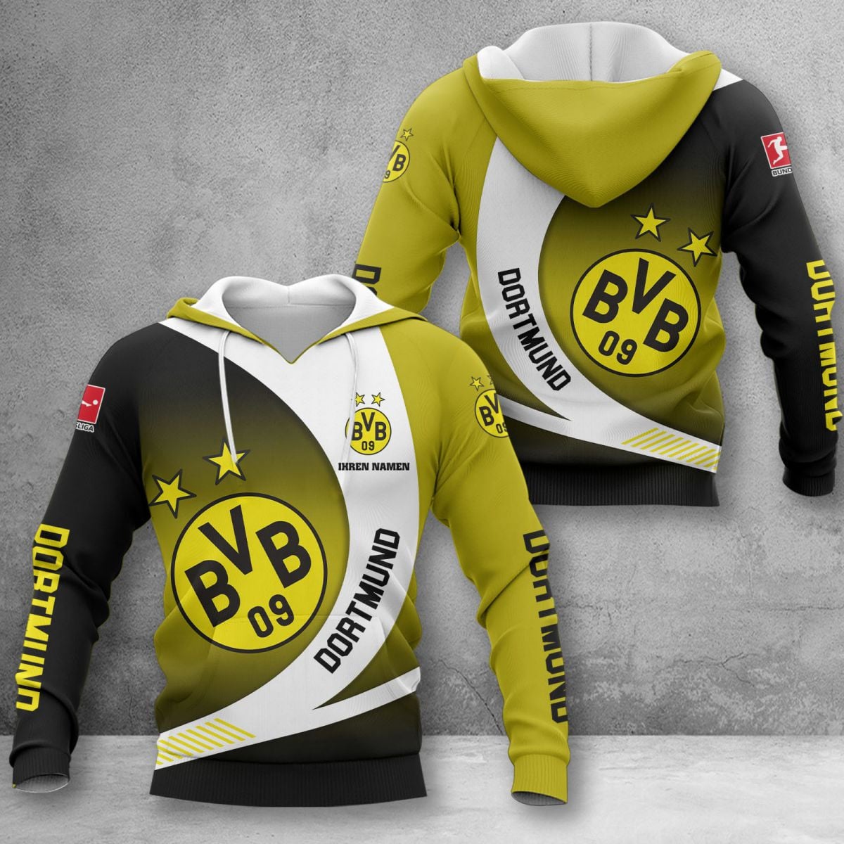 Borussia Dortmund Hoodie Herren | BVB Kapuzenpullover WINA11454