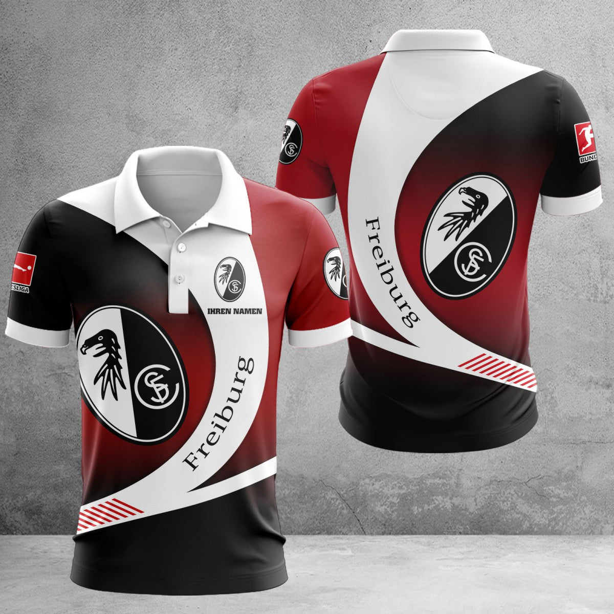 SC Freiburg Poloshirt | SCF Polohemd WINA11461