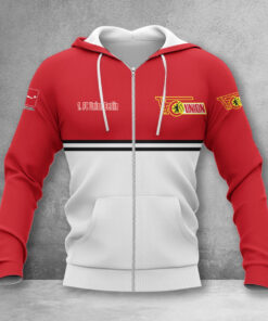 Union Berlin Hoodie Zip Herren | FCU Kapuzenjacke mit Reißverschluss WINA11846
