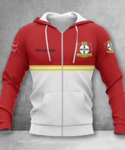Bayer 04 Leverkusen Hoodie Zip Herren | B04 Kapuzenjacke mit Reißverschluss WINA11835